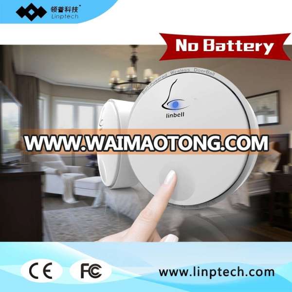 Wireless 100m Long Range No Battery Ring Doorbell Ding Dong Animal Mechanical UK Euro US Apartment Door Bell Chime 110V 220v